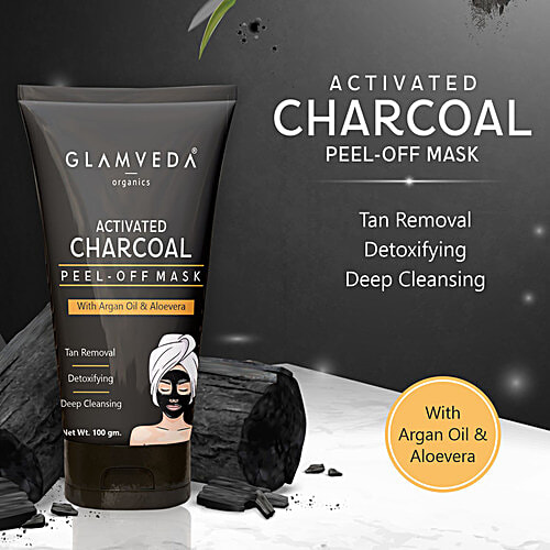 Glamveda Charcoal Peel Off Mask, 100 g
