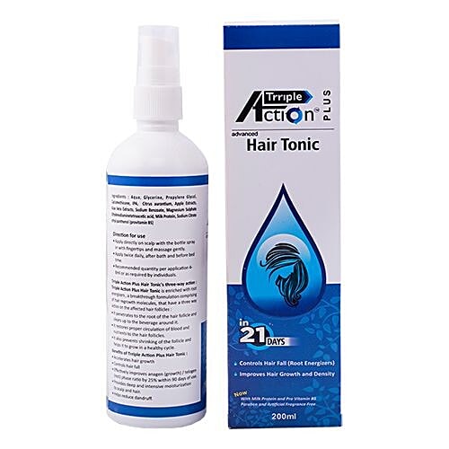 QRAA Triple Action Hair Tonic, 200 ml  