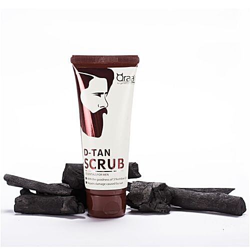 QRAA D-Tan Scrub For Men, 100 g  