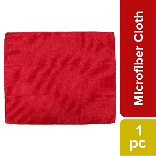 Liao Microfiber Cleaning/Dusting Cloth, Multipurpose, Soft, Super Absorbent, Quick Drying, Red, G130060, 1 pc  Super Absorbent