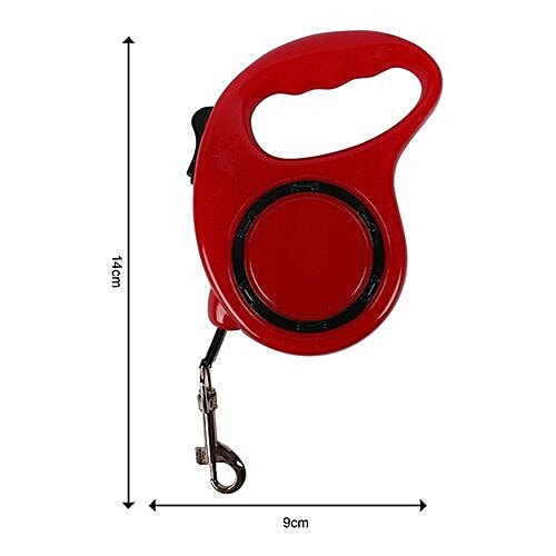 DP Retractable Dog Leash - Red, BB-316RD, 1 pc  