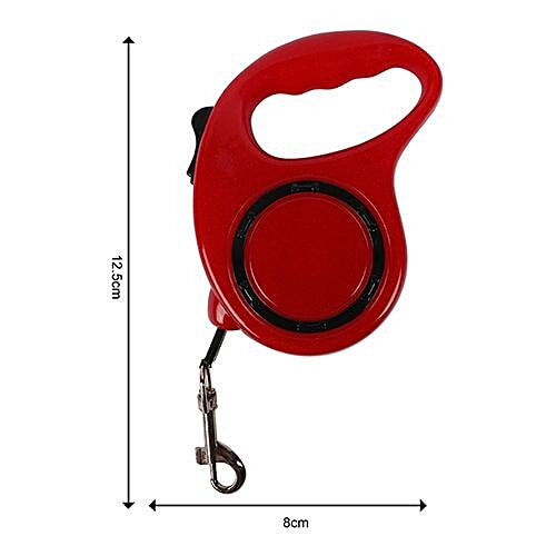 DP Retractable Dog Leash - Red, BB-315RD, 1 pc  