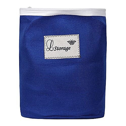 DP Clothes Storage Laundry Bag/Basket - Printed, Fabric Material, Washable, Lightweight, Blue, BB-558, 44 L  Lightweight, Durable