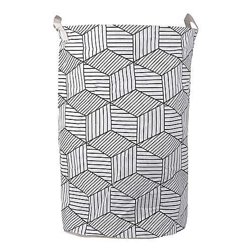 DP Clothes Storage Laundry Basket - Printed, Blue, BB-561BL, 88 L  