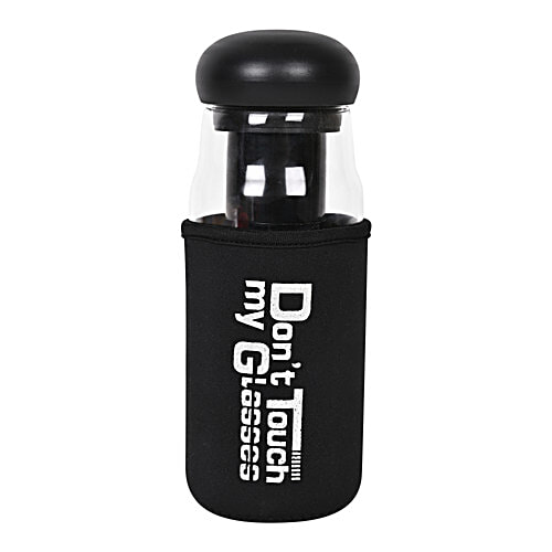 DP Detox Fruit & Tea Infuser (Tritan Material) Glass water Bottle with cover, 650 ml  