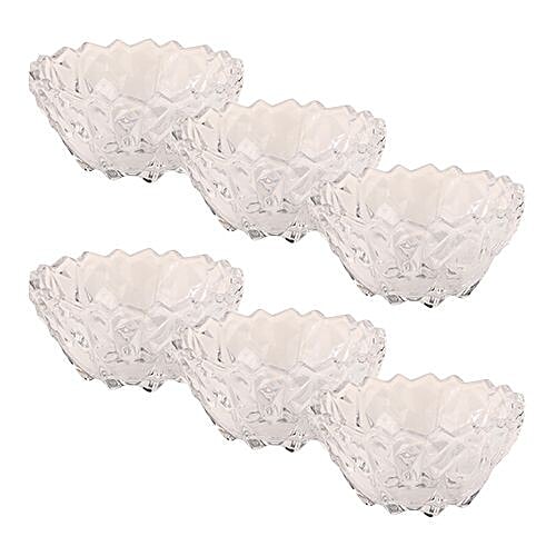 DP Glass Dessert Bowl, 6 pcs  