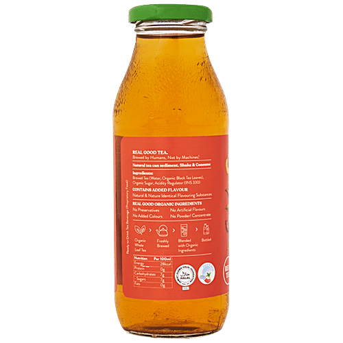 Brewhouse Tea Brewing Co. Organic Classic Peach Ice Tea, 350 ml  
