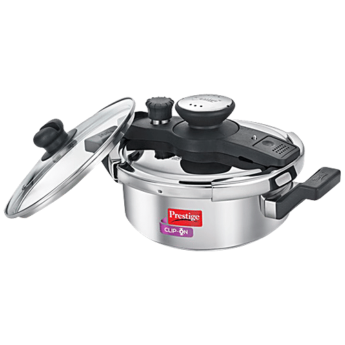 Buy Prestige Stainless Steel Induction Base Clip On Pressure Cooker