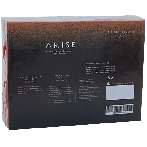 All Good Scents Arise Perfume & Aftershave Combo - Gift Set, 2 pcs  