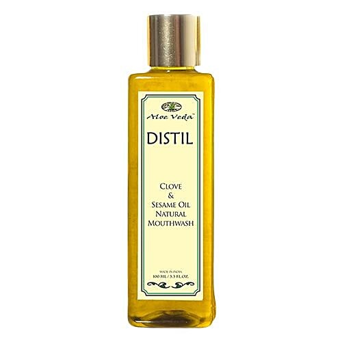 Buy Aloe Veda Clove & Sesame Oil Natural Mouthwash Online at Best Price
