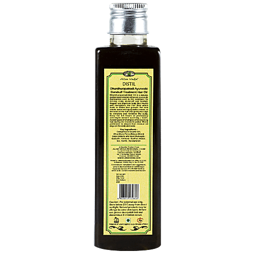 Aloe Veda Dhurdhurapatradi Ayurvedic Dandruff Treatment Hair Oil, 200 ml