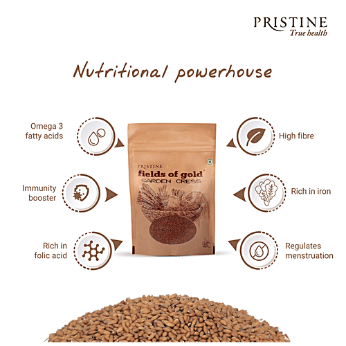 PRISTINE Fields Of Gold - Garden Cress, 100 g  