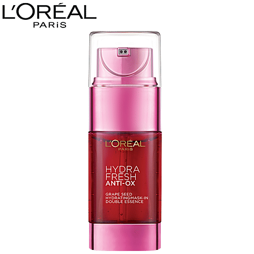 Loreal Paris Hydrafresh Anti-Ox Grapeseed Hydrating Double Essence, 50 ml  