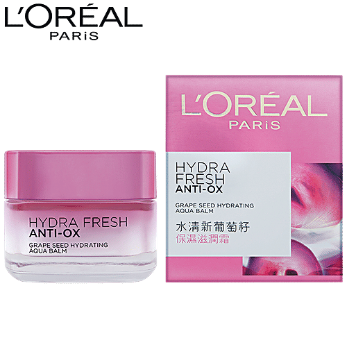 Loreal Paris Hydrafresh Anti-Ox Grape Seed Hydrating Aqua Balm, 50 ml  