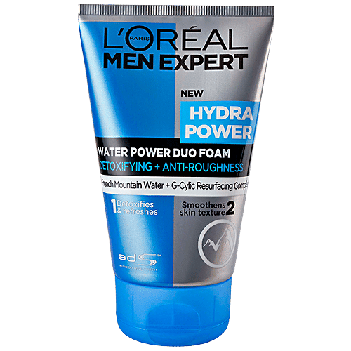 L'Oreal Paris Men Expert Hydra Power Duo Foam Cleanser, 100 ml