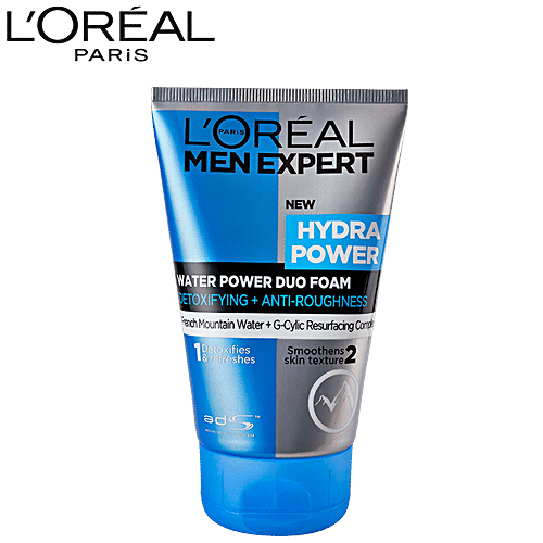 L'Oreal Paris Men Expert Hydra Power Duo Foam Cleanser, 100 ml