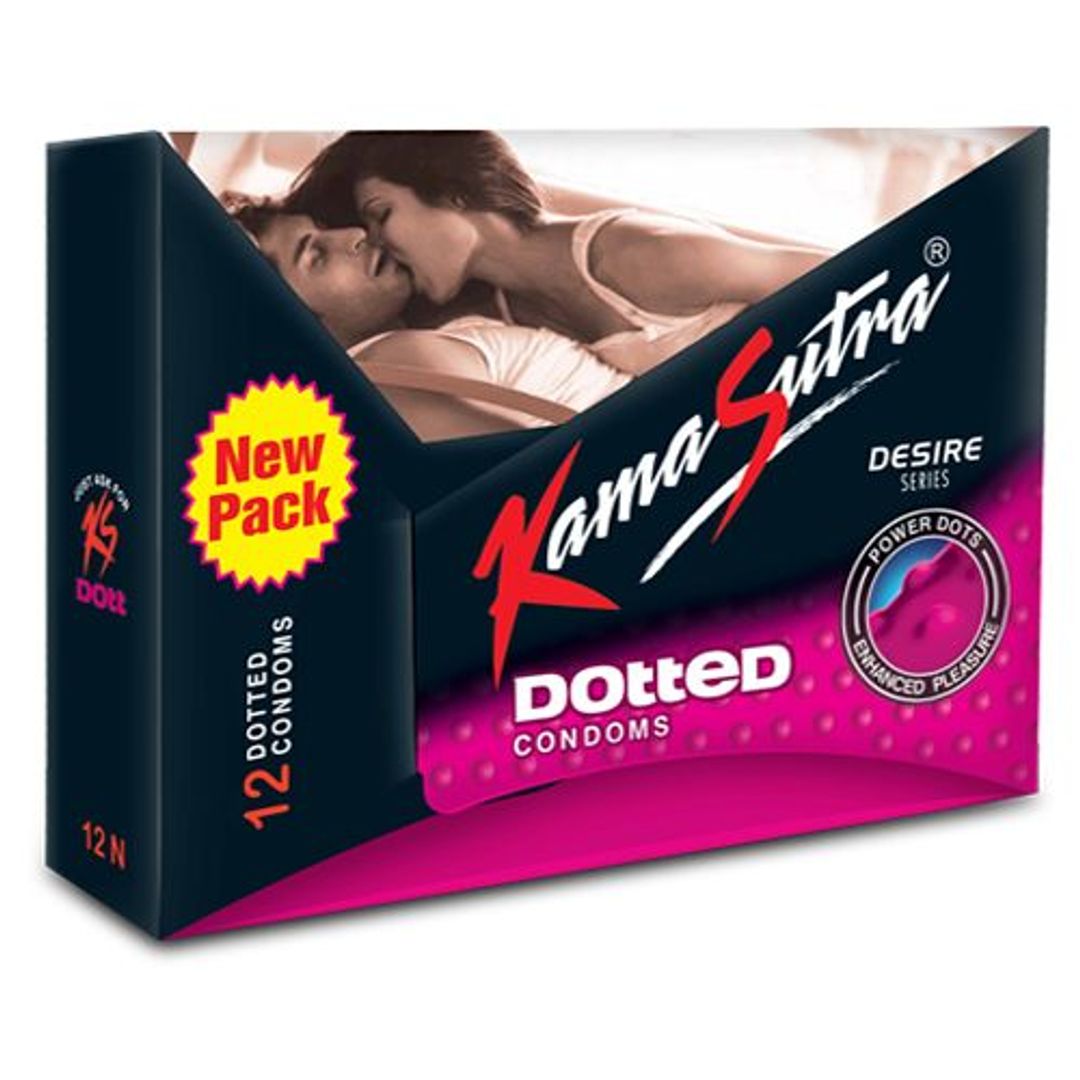 KamaSutra Desire Series - Dotted Condoms, 12 pcs 