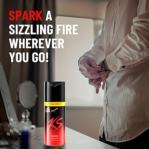 KamaSutra Spark Deodorant Spray - For Men, 220 ml
