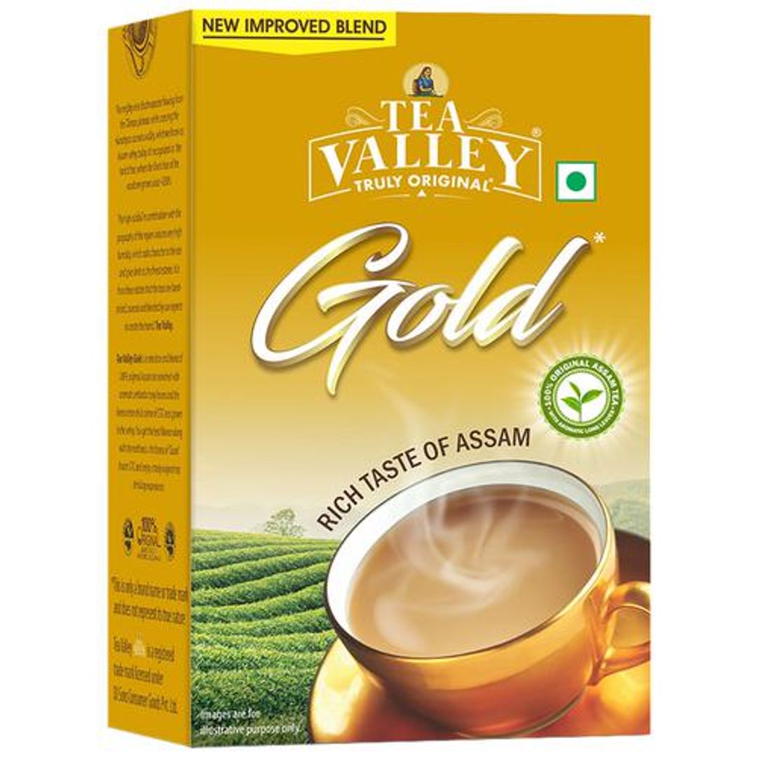 Tea Valley Gold Assam Tea - Unique Taste, Refreshing Flavour, 250 g Tin