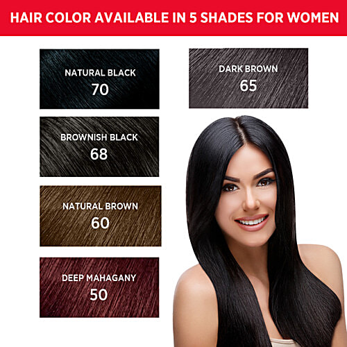 Revlon Top Speed Hair Colour for Women, 1 Pack, Natural Black 70 Covers Grey Hair in 5 Minutes, Ammonia Free With 100% Grey Coverage, Infused With Mother Of Pearl & Ginseng Root Extract For Intense Conditioning