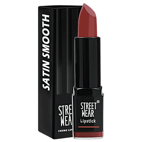 Street Wear Satin Smooth Lipstick, 4.2 g Brown Crown 