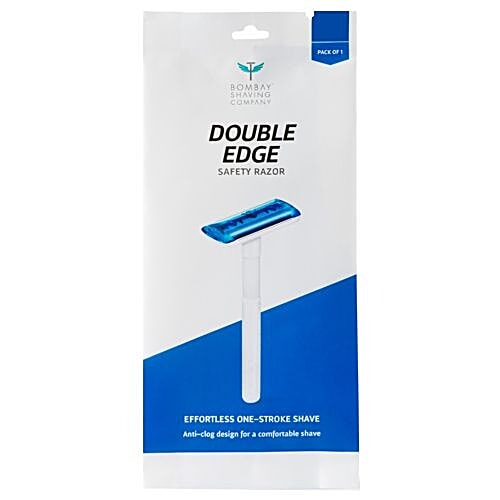 Bombay Shaving Company Double Edge Safety Razor - Blue, 1 pc  Effortless One, Stroke Shave