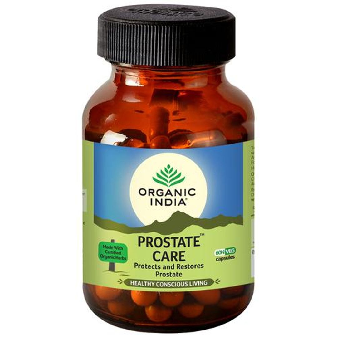 Organic India Prostate Care Capsules, 60 pcs Bottle