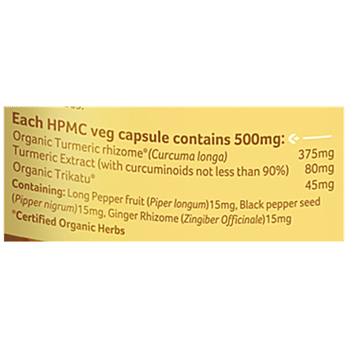 Buy Organic India Turmeric Capsules Online at Best Price of Rs 274.35 bigbasket