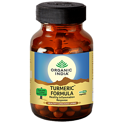 Buy Organic India Turmeric Capsules Online at Best Price of Rs 305.5