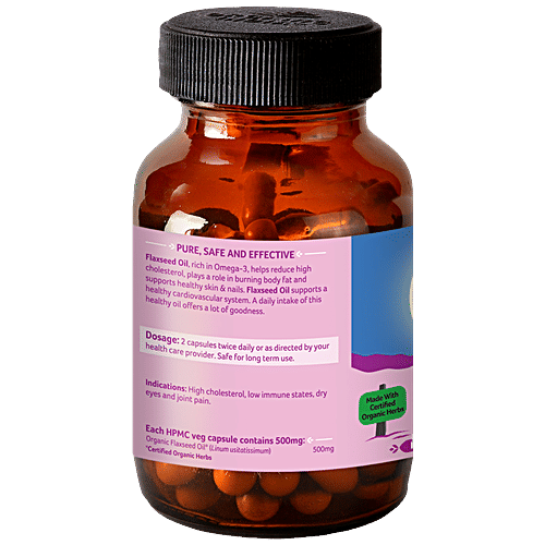 Buy ORGANIC INDIA Flaxseed Oil Capsules Online at Best Price of Rs 460.