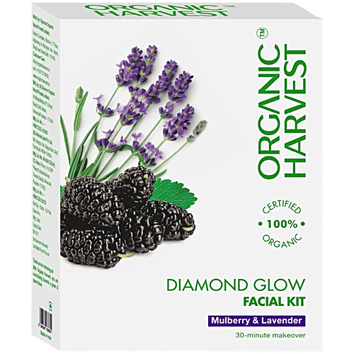Organic Harvest Diamond - Shine & Glow Facial Kit, 60 g  