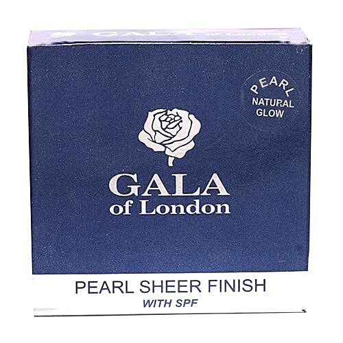 Gala Of London Pearl Compact With Mirror, 12 g Natural Glow 