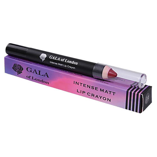 Gala Of London Intense Matt Lip Crayon, 2.8 g Red Shadow 