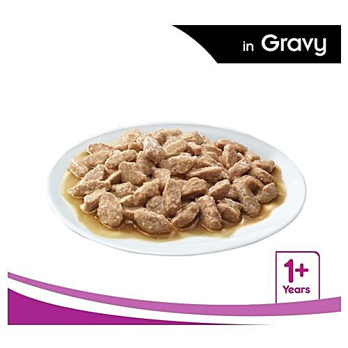 Whiskas Adult Wet Cat Food - Salmon In Gravy, Super Saver Pack, 1+ Year, 85 g (Pack of 48) 