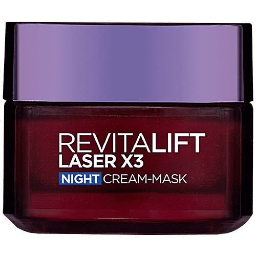 Loreal Paris Revitalift Laser X3 Night Cream Mask, 50 ml  