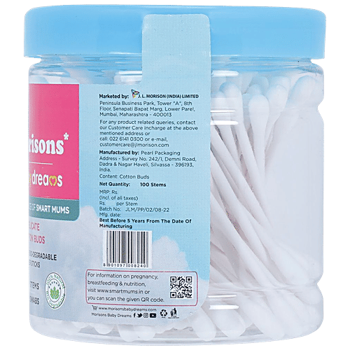 Morisons Baby Dreams Cotton Buds, 1 pc  