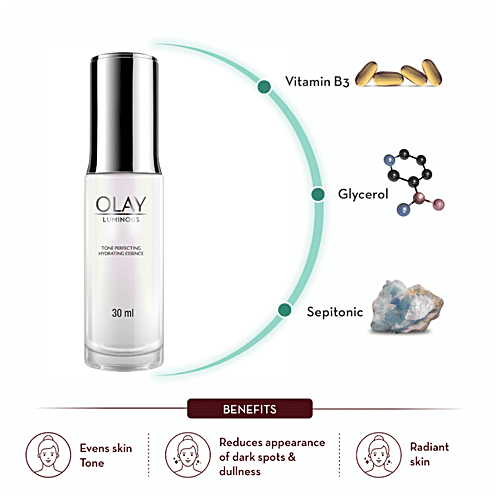 Olay White Radiance Advanced Fairness Tone Perfecting Hydrating Essence, 30 ml  