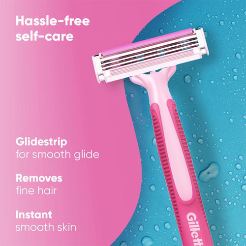 Buy Gillette Venus Simply Venus 3 Blade Hair Removal Razor - For Women  Online at Best Price of Rs  - bigbasket