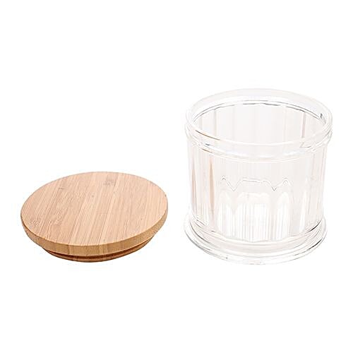 DP Multipurpose Jar With Wooden Lid - Acrylic, L Bb-1186, 1 pc  