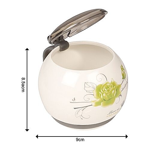 DP Ceramic & Plastic Condiment - Salt & Pepper Set, Black & White, Bb-602, 2 pcs  