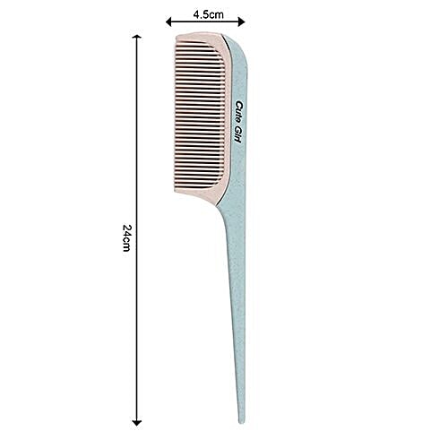 DP Ladies Hair Styling Tail Comb - Plastic, Assorted Colour, BB-1193, 1 pc  