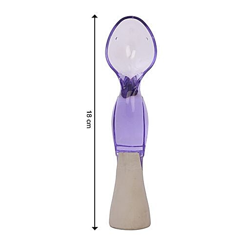 DP Plastic Dessert Spoon - Purple, Bb-656Prpl, 1 pc  