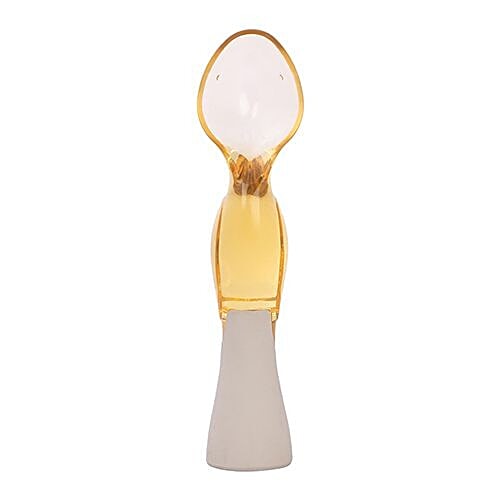 DP Plastic Dessert Spoon - Yellow, Bb-656, 1 pc  