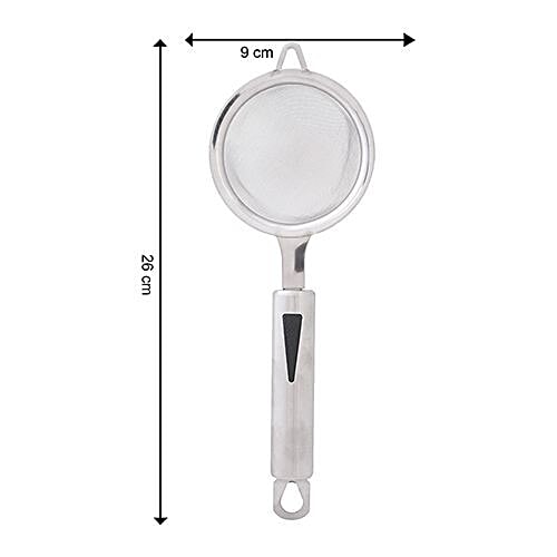 DP Tea Strainer - Stainless Steel, Silver, Bb-667, 1 pc  