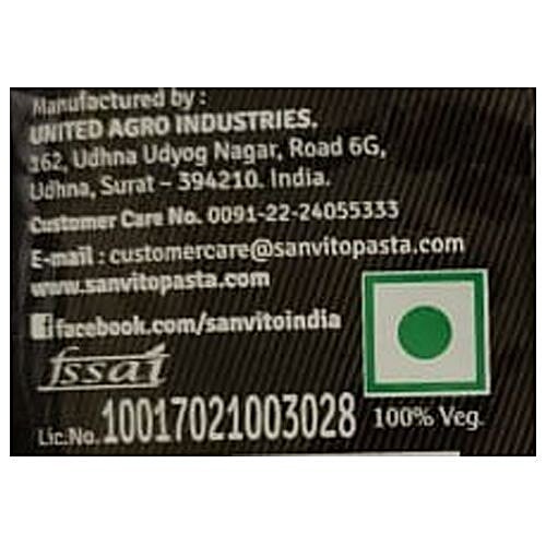 San Vito Durum Wheat Chiffer Rigate, N.49, 500 g Pouch 