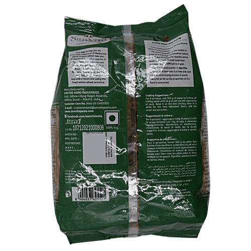 San Vito Whole Wheat Fusilli, N.29, 500 g Pouch 
