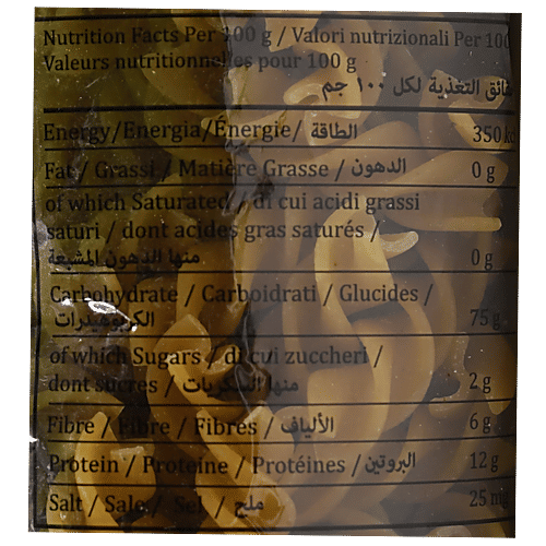 San Vito Whole Wheat Fusilli, N.29, 500 g Pouch 