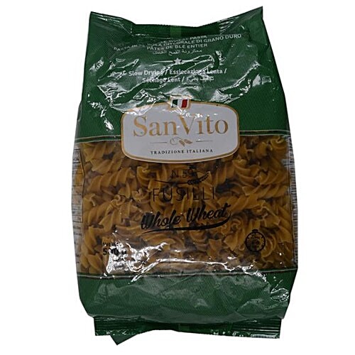 San Vito Whole Wheat Fusilli, N.29, 500 g Pouch 