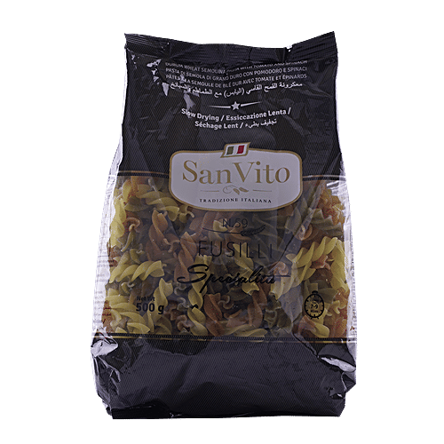 San Vito Tricolour Fusilli, 500 g Pouch 