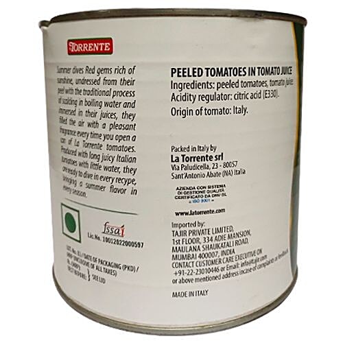 Buy La Torrente Whole Tomatoes Peeled Online at Best Price of Rs 380